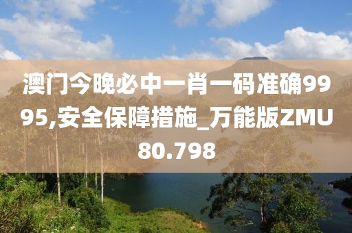 澳门今晚必中一肖一码准确9995,安全保障措施_万能版ZMU80.798