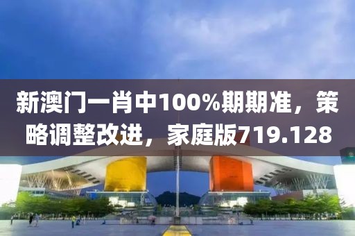新澳门一肖中100%期期准，策略调整改进，家庭版719.128