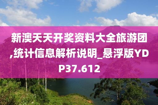 新澳天天开奖资料大全旅游团,统计信息解析说明_悬浮版YDP37.612