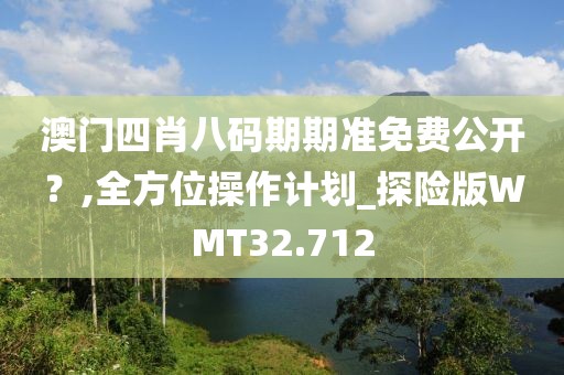 澳门四肖八码期期准免费公开？,全方位操作计划_探险版WMT32.712