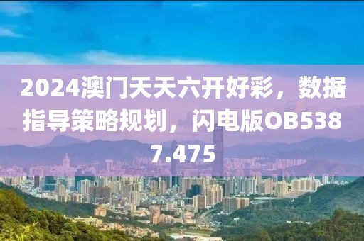 2024澳门天天六开好彩，数据指导策略规划，闪电版OB5387.475