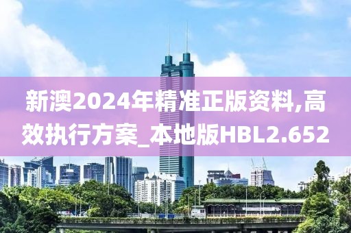 新澳2024年精准正版资料,高效执行方案_本地版HBL2.652