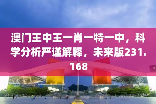 澳门王中王一肖一特一中，科学分析严谨解释，未来版231.168