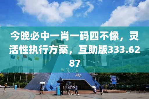 今晚必中一肖一码四不像，灵活性执行方案，互助版333.6287