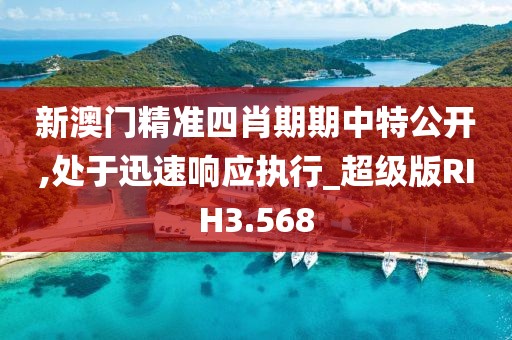 新澳门精准四肖期期中特公开,处于迅速响应执行_超级版RIH3.568