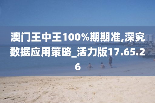 澳门王中王100%期期准,深究数据应用策略_活力版17.65.26
