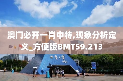 澳门必开一肖中特,现象分析定义_方便版BMT59.213