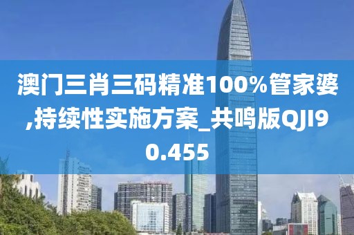 澳门三肖三码精准100%管家婆,持续性实施方案_共鸣版QJI90.455
