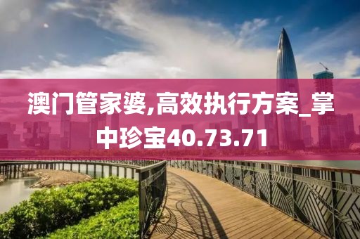 澳门管家婆,高效执行方案_掌中珍宝40.73.71