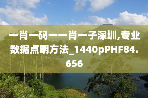一肖一码一一肖一子深圳,专业数据点明方法_1440pPHF84.656