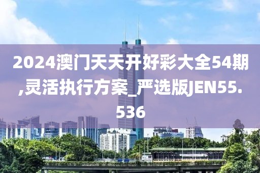 2024澳门天天开好彩大全54期,灵活执行方案_严选版JEN55.536