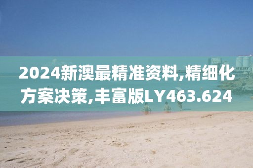 2024新澳最精准资料,精细化方案决策,丰富版LY463.624