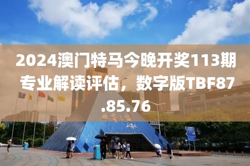 2024澳门特马今晚开奖113期 专业解读评估，数字版TBF87.85.76
