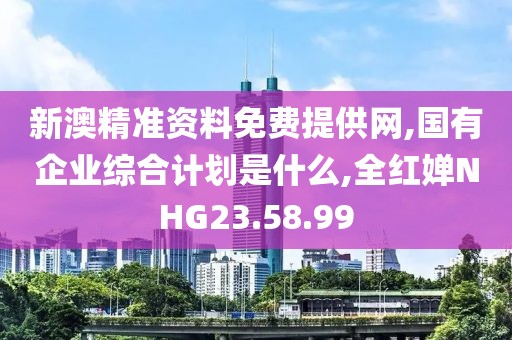 新澳精准资料免费提供网,国有企业综合计划是什么,全红婵NHG23.58.99