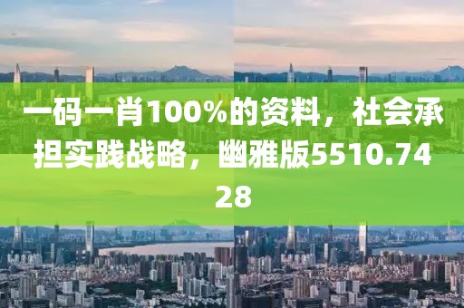 一码一肖100%的资料，社会承担实践战略，幽雅版5510.7428