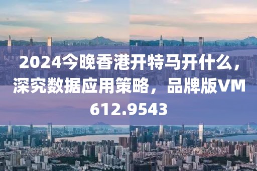 2024今晚香港开特马开什么，深究数据应用策略，品牌版VM612.9543