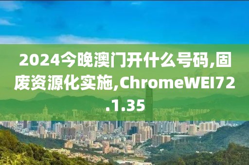 2024今晚澳门开什么号码,固废资源化实施,ChromeWEI72.1.35