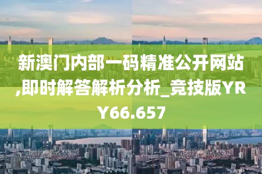新澳门内部一码精准公开网站,即时解答解析分析_竞技版YRY66.657