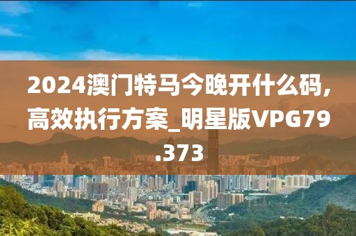 2024澳门特马今晚开什么码,高效执行方案_明星版VPG79.373