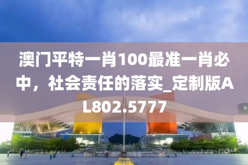 澳门平特一肖100最准一肖必中，社会责任的落实_定制版AL802.5777