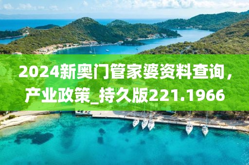 2024新奥门管家婆资料查询，产业政策_持久版221.1966
