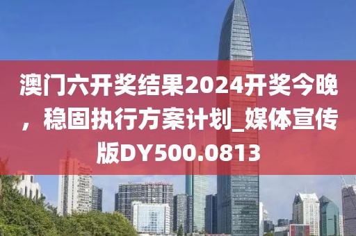澳门六开奖结果2024开奖今晚，稳固执行方案计划_媒体宣传版DY500.0813