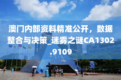 澳门内部资料精准公开，数据整合与决策_迷雾之谜CA1302.9109