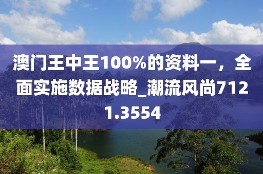 澳门王中王100%的资料一，全面实施数据战略_潮流风尚7121.3554