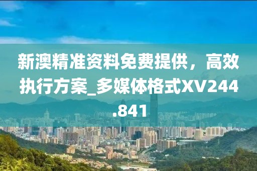 新澳精准资料免费提供，高效执行方案_多媒体格式XV244.841