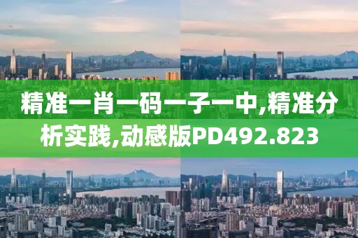 精准一肖一码一子一中,精准分析实践,动感版PD492.823