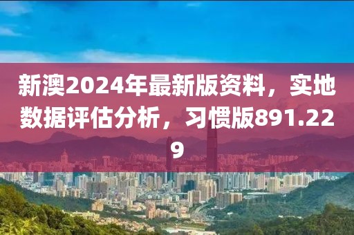 新澳2024年最新版资料，实地数据评估分析，习惯版891.229