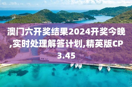 澳门六开奖结果2024开奖今晚,实时处理解答计划,精英版CP3.45