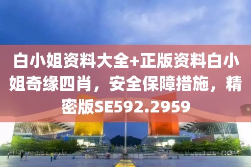 白小姐资料大全+正版资料白小姐奇缘四肖，安全保障措施，精密版SE592.2959